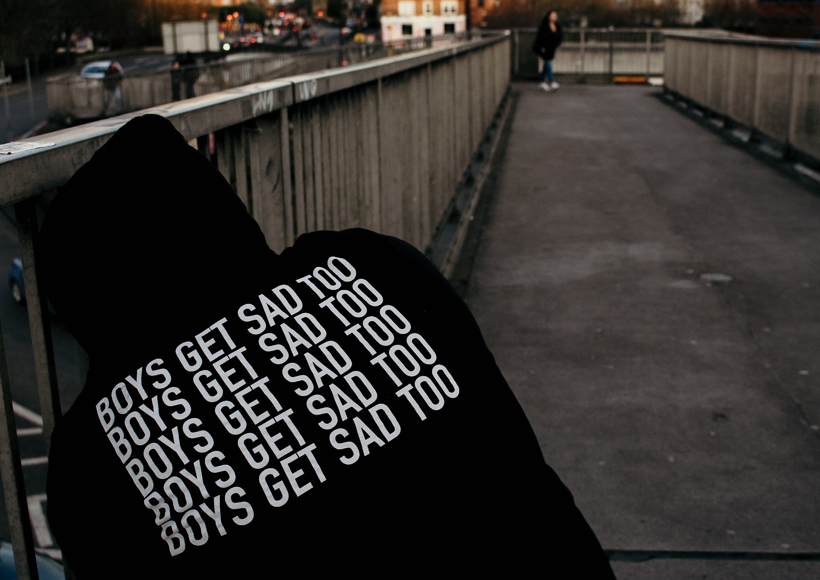a man suffering from poor mental health